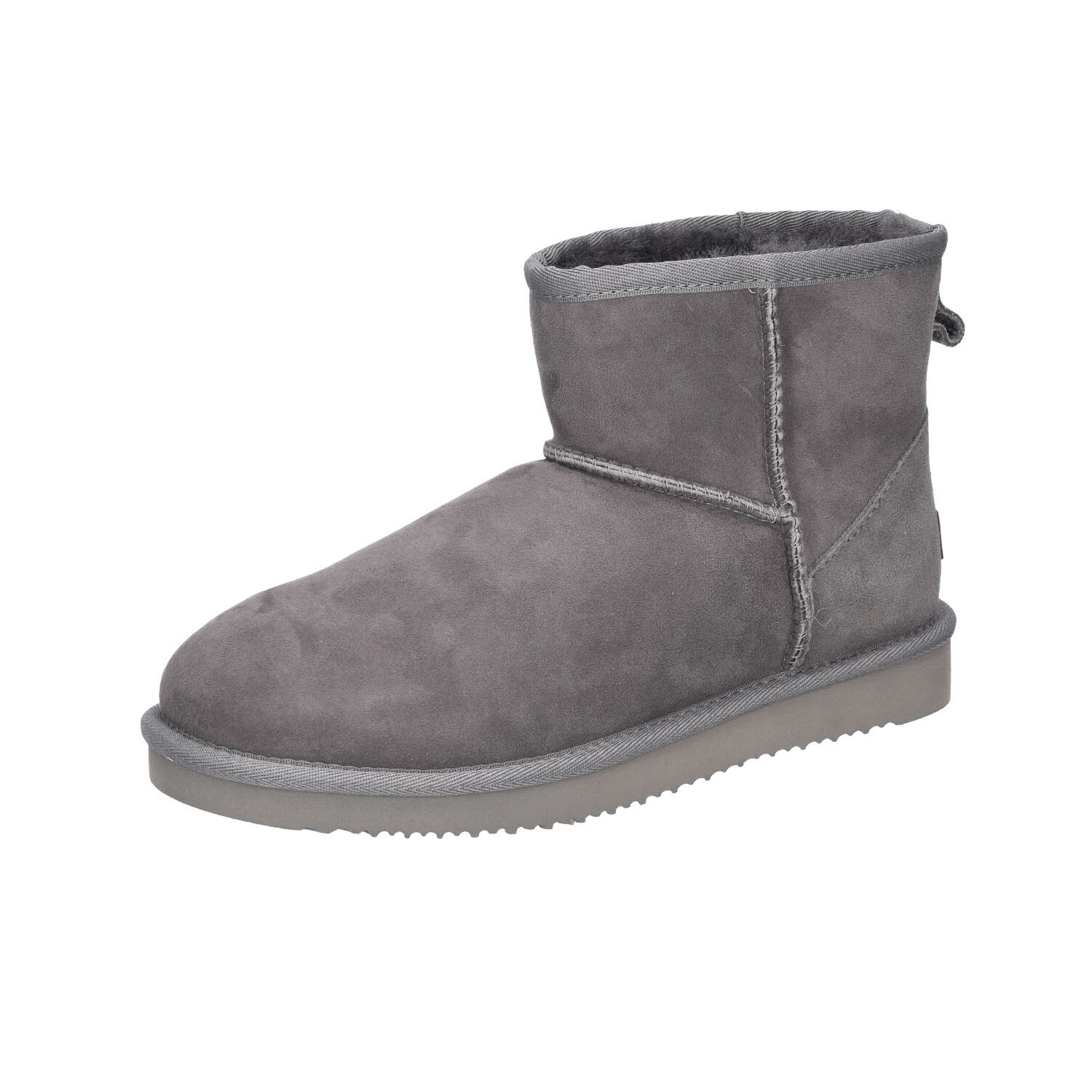 MARY & Co. Lammfell Boots Gourdon grau