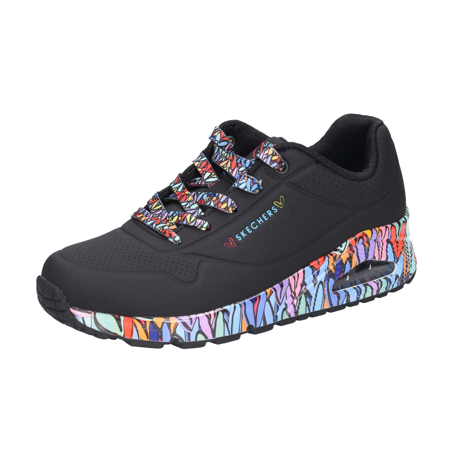 Skechers UNO JGOLDCROWN Ravaged Love Skech Air schwarz