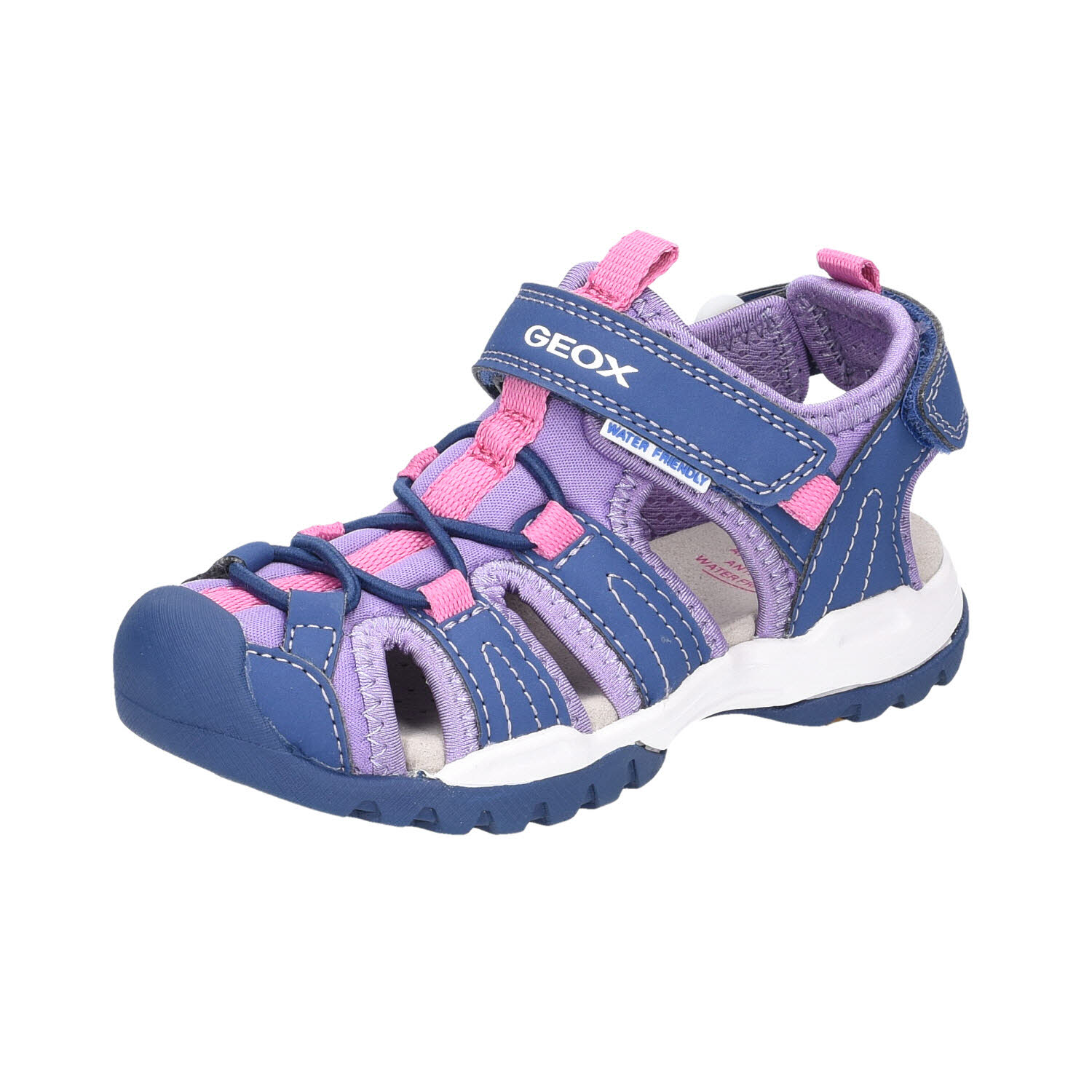 Geox J Borealis Girl Navy Lilac blau