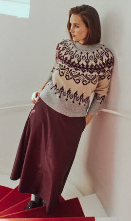 FREE/QUENT Merla Pullover Moonbeam beige Bild 4
