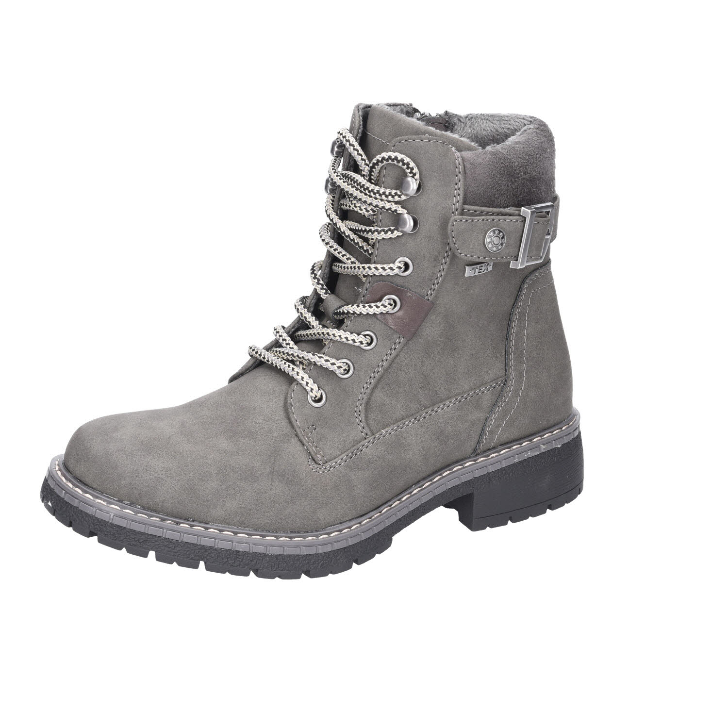 Idana Stiefeletten Dark Grey grau