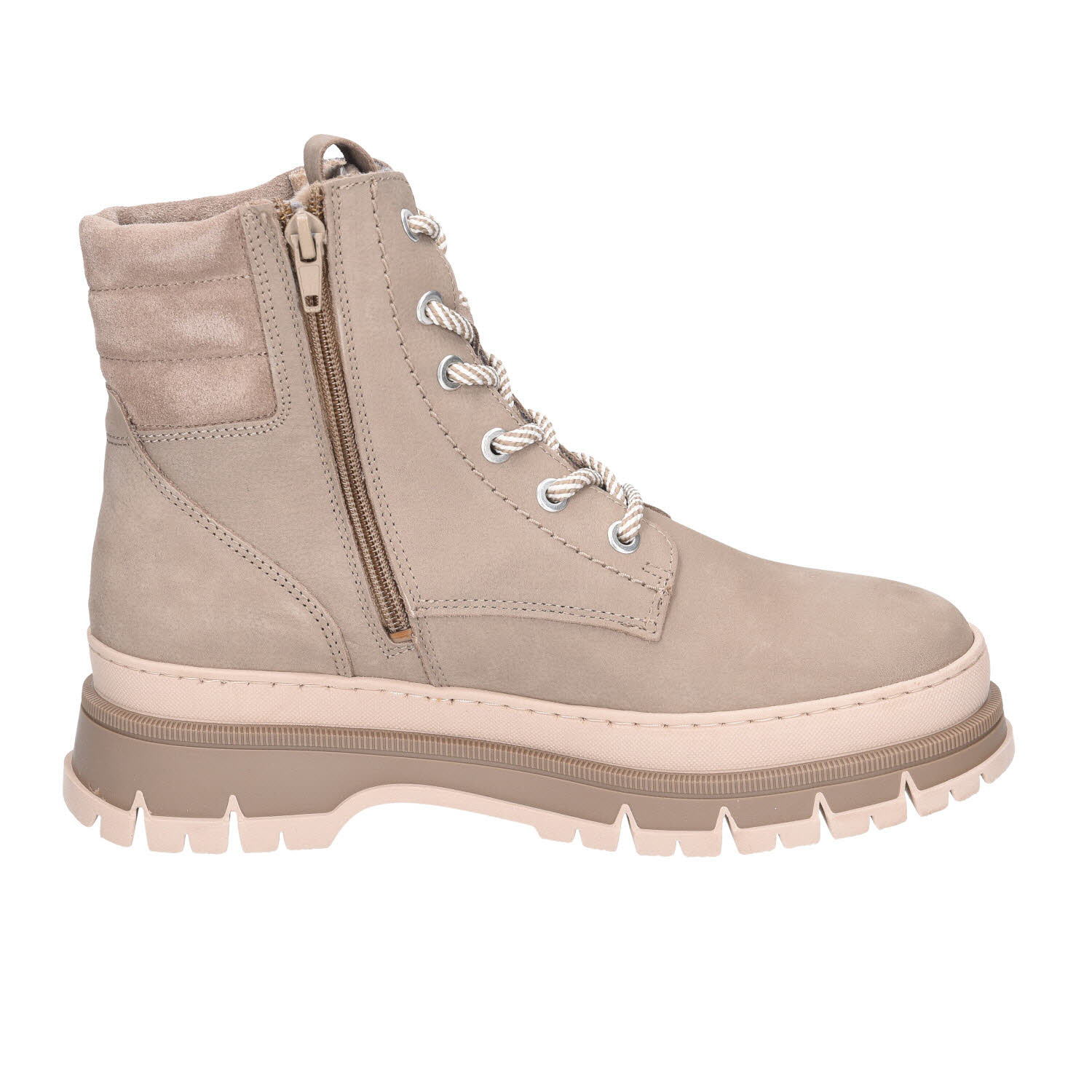Tamaris Boots Leder Taupe beige Bild 4