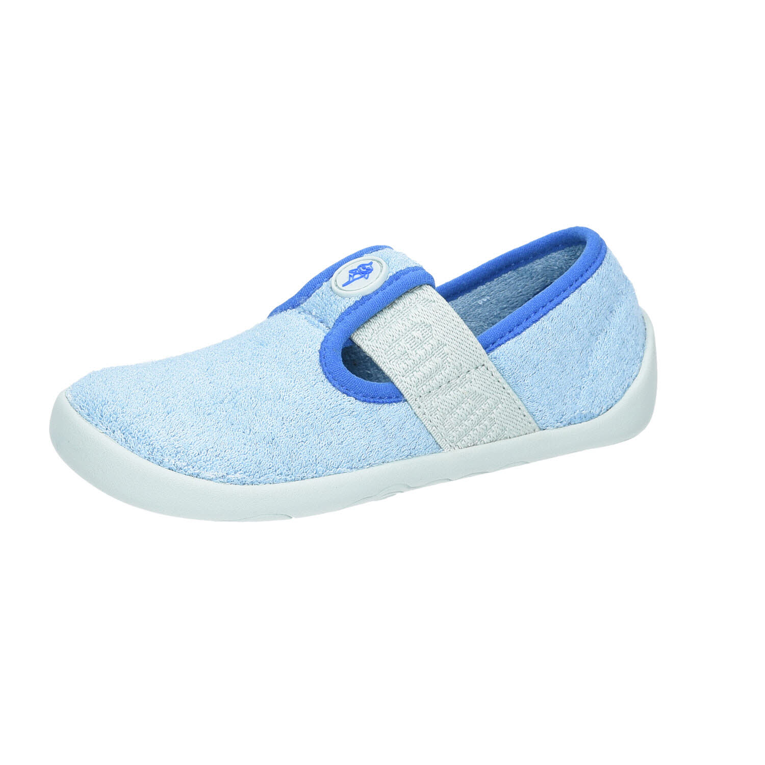 Affenzahn Hausschuh Vegan Dreamy Hai blau Bild 1