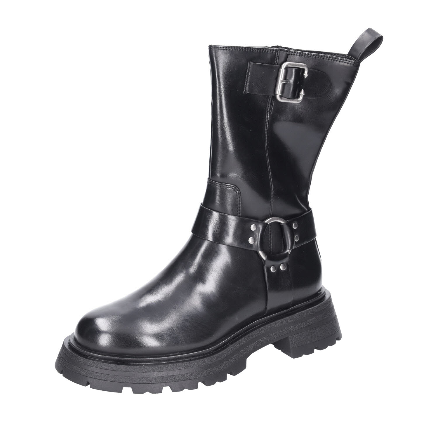 Tamaris Stiefeletten Biker Boots Black schwarz