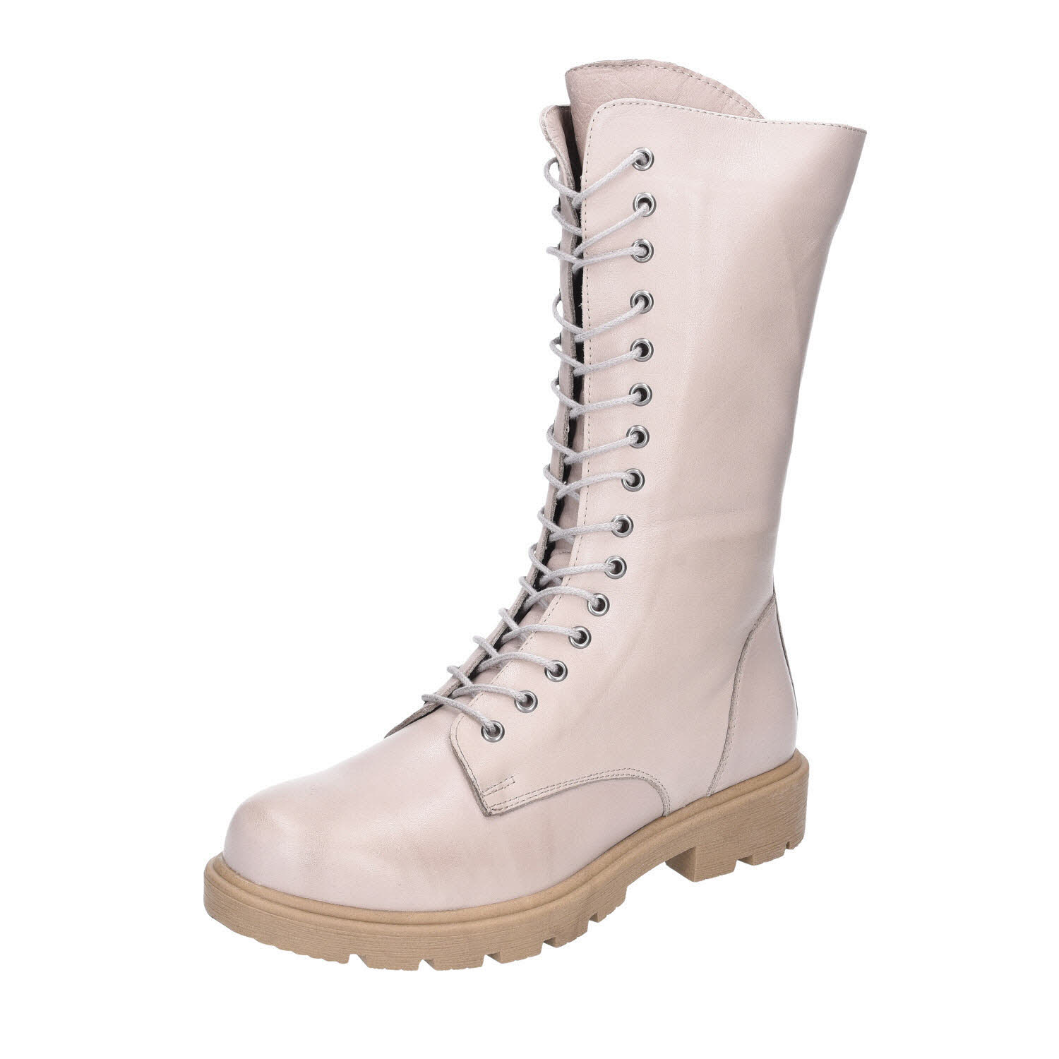 Andrea Conti High Boots Dark Stone beige