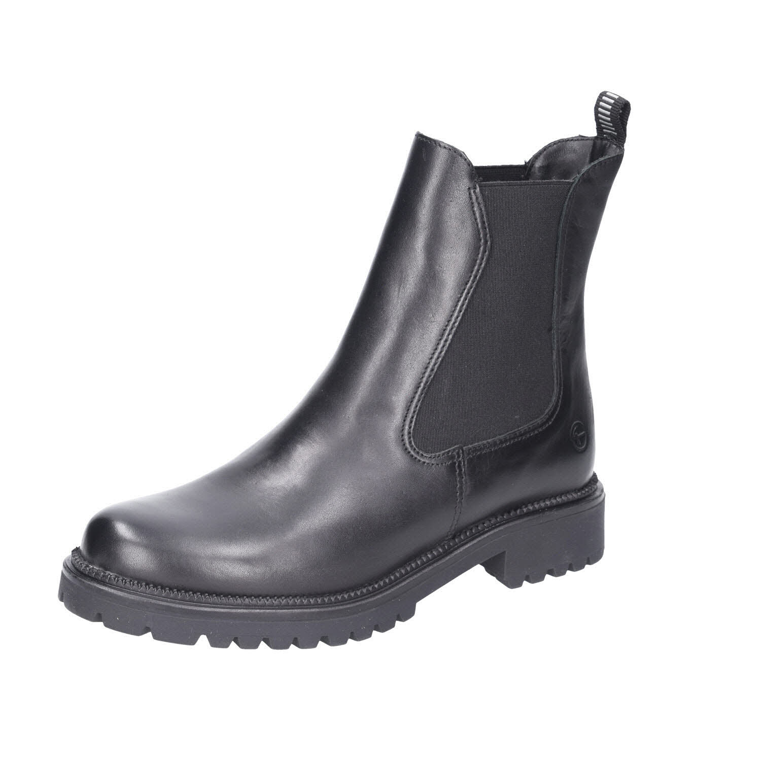 Tamaris Chelsea Boots Leder Black schwarz