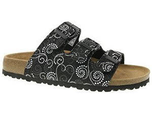 Idana Pantoletten Black Multi schwarz