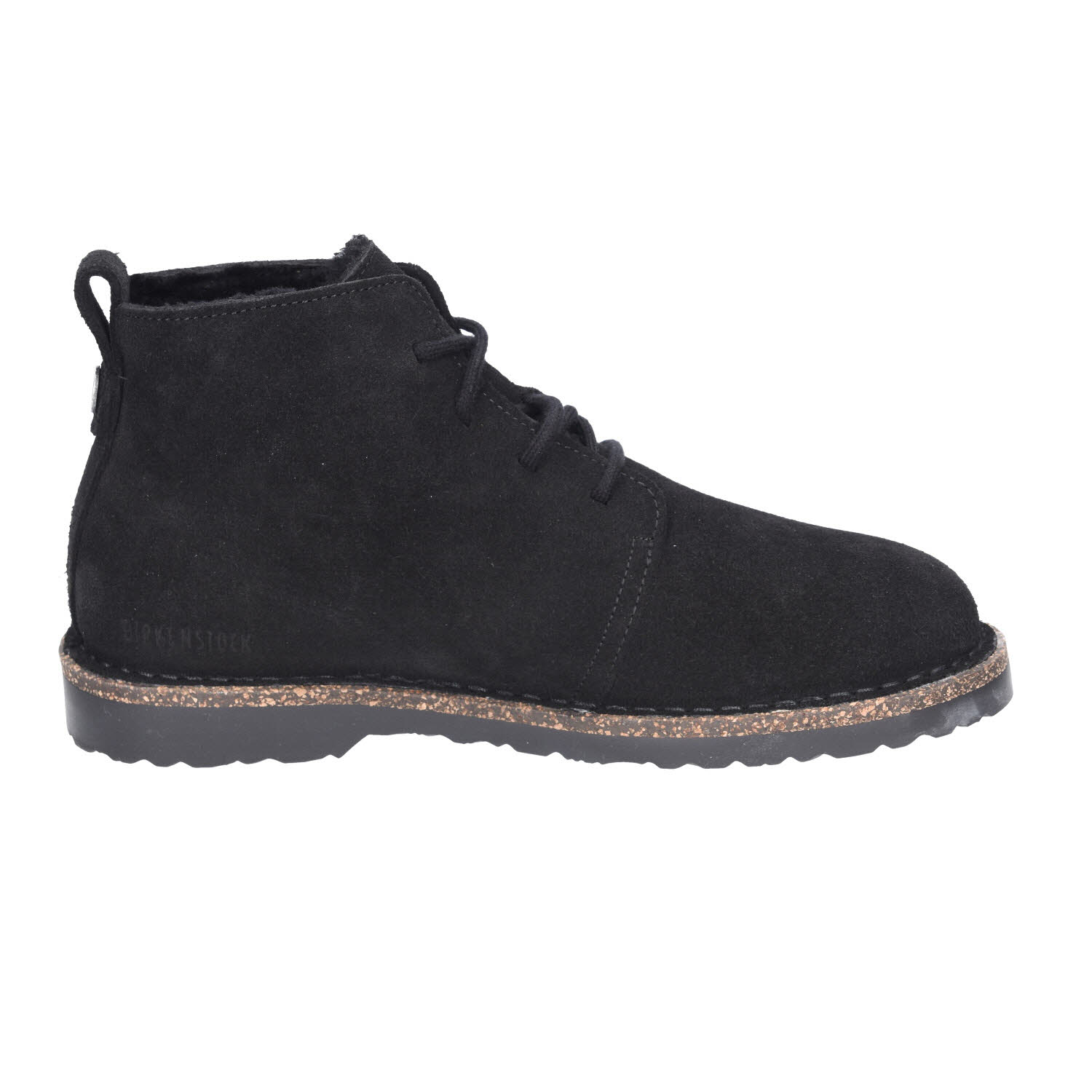 Birkenstock Uppsala Chukka Shearling Suede Leather schwarz Bikenst normal Bild 5