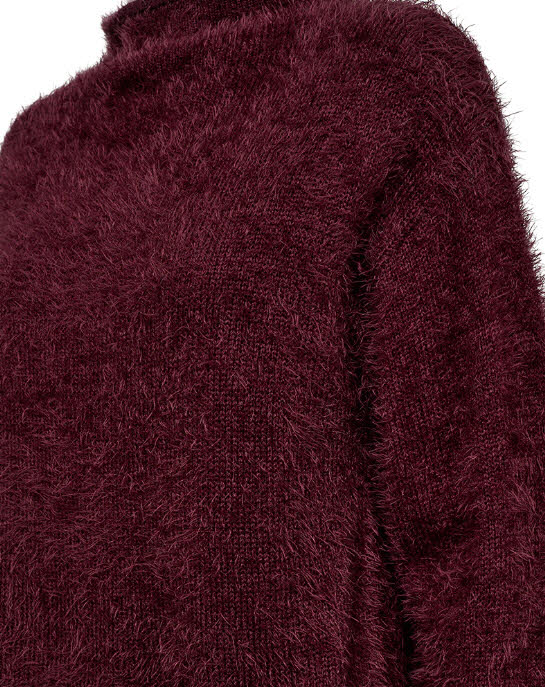FREE/QUENT Cat Pullover Feather Port Royale rot Bild 3