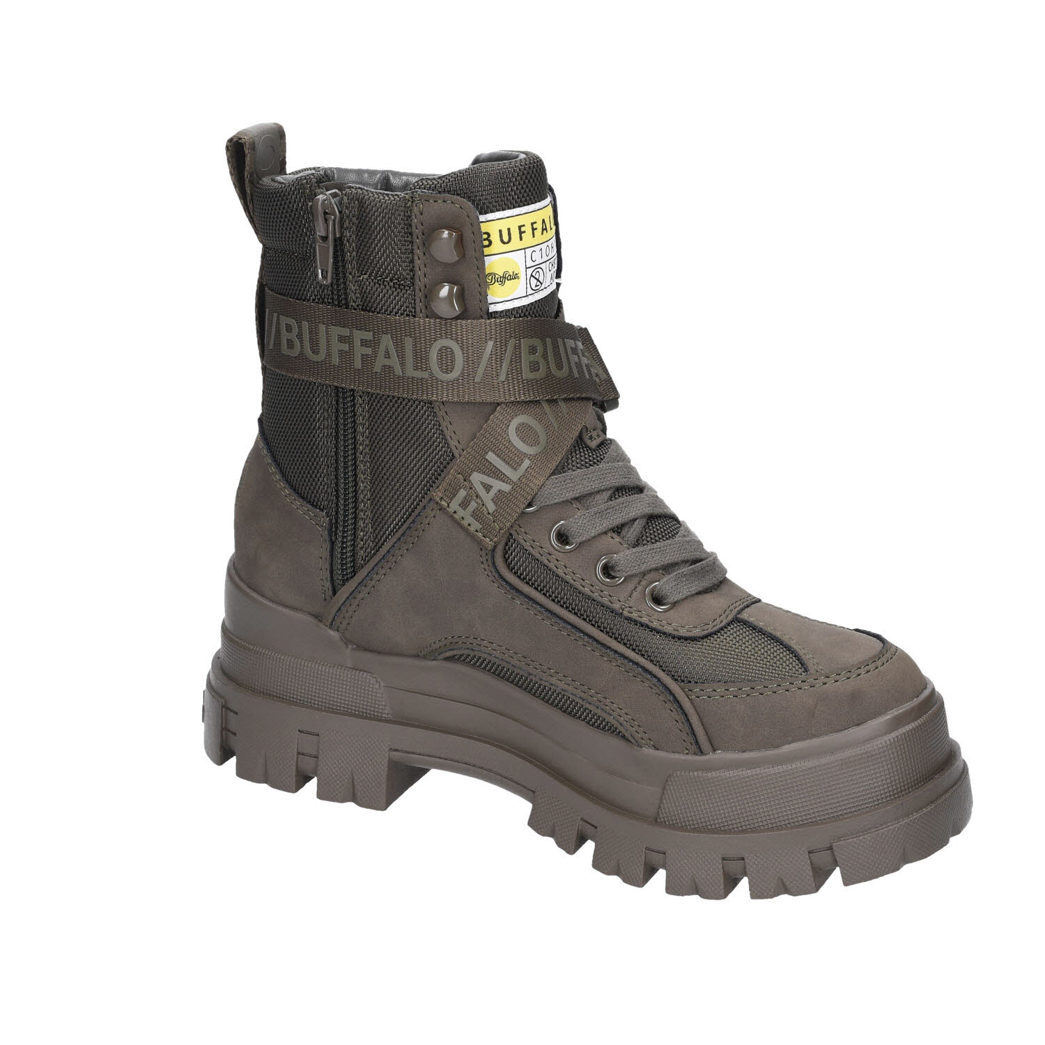 Buffalo ASPHA COM1 LACEUP MID - VEGAN,KHAKI grün Bild 21