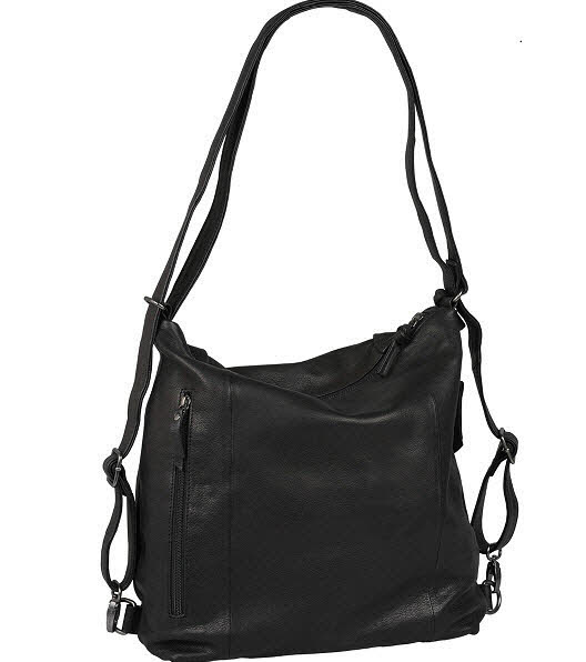 Burkely Just Jolie Hobo Backpack 2023 Black schwarz