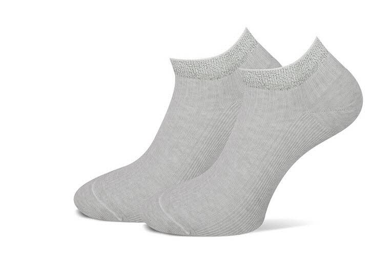 marcmarcs Sneakersocken Light Grey grau