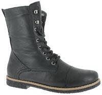 Andrea Conti Boots Black Leather schwarz