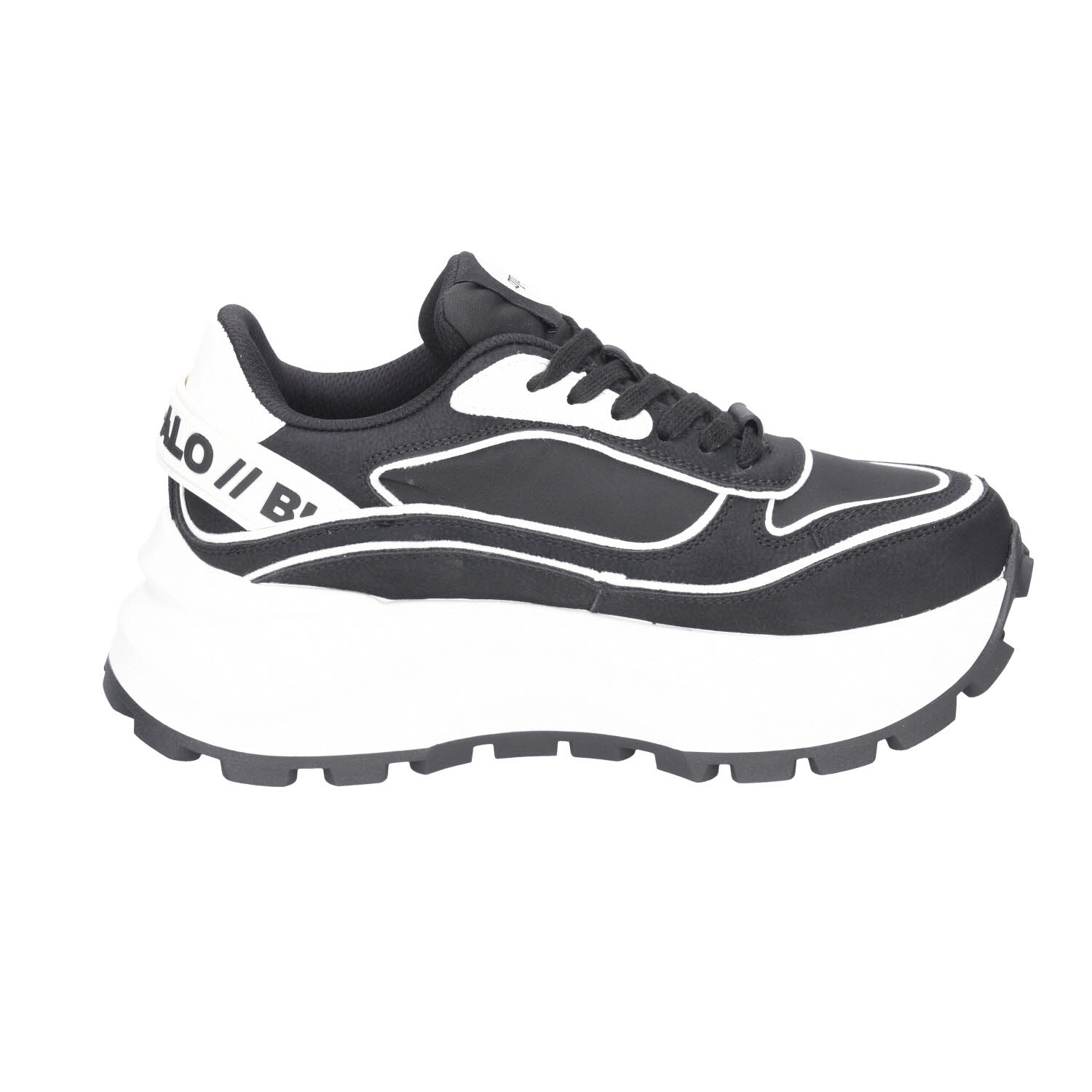 Buffalo Manhatten One Sneaker Vegan Nappa Black schwarz Bild 4