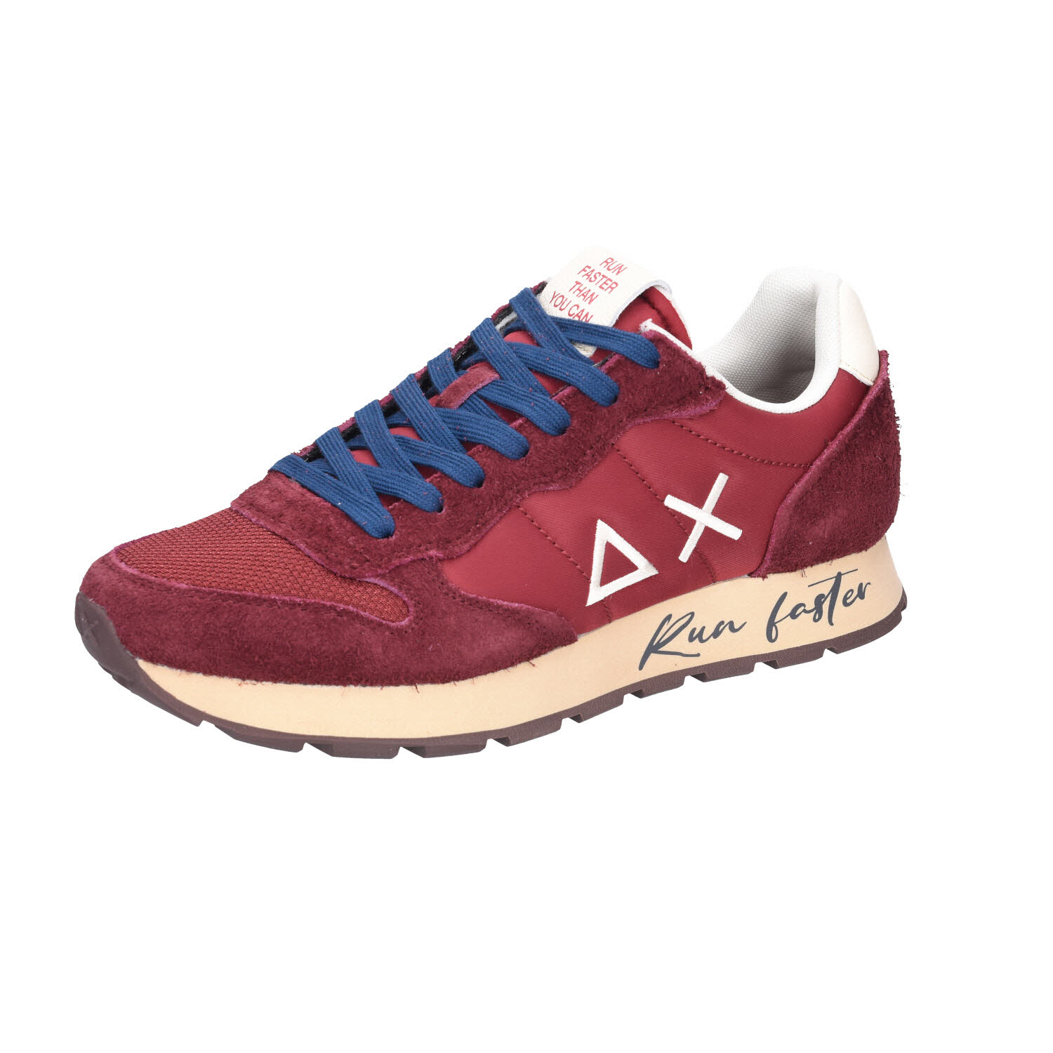 SUN68 Running Sneaker Bordeaux rot