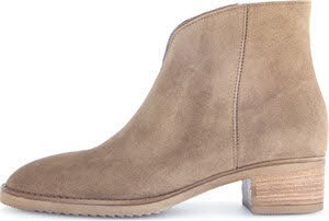 Gabor Stiefeletten Bottleneck Farro Suede beige Weite F