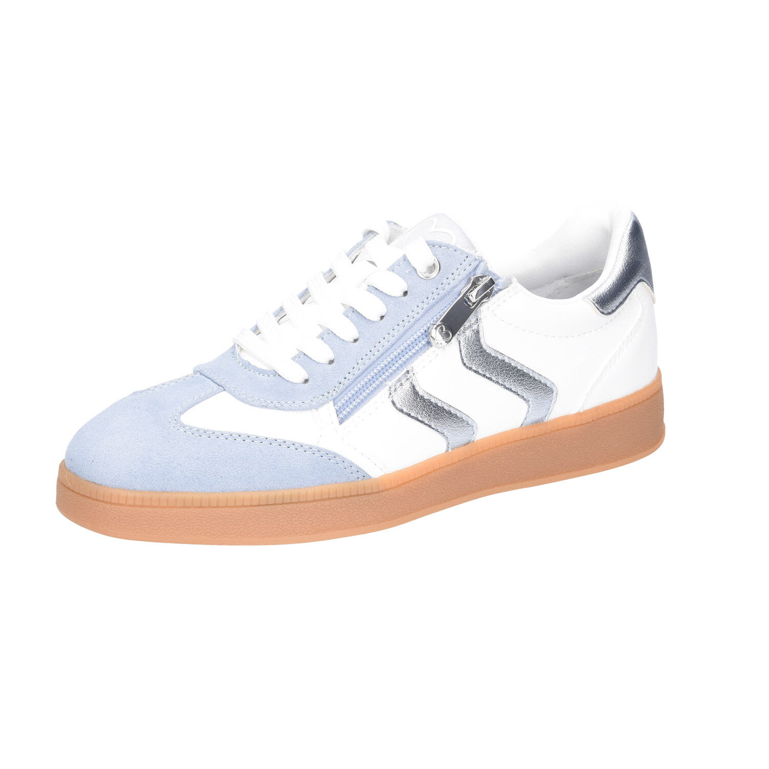 Marco Tozzi Sneaker White/Light Blue blau