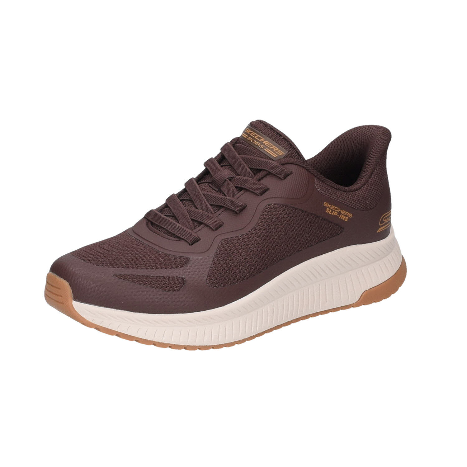 Skechers BOBS SPORT SQUAD 4 Slip Ins Choco braun