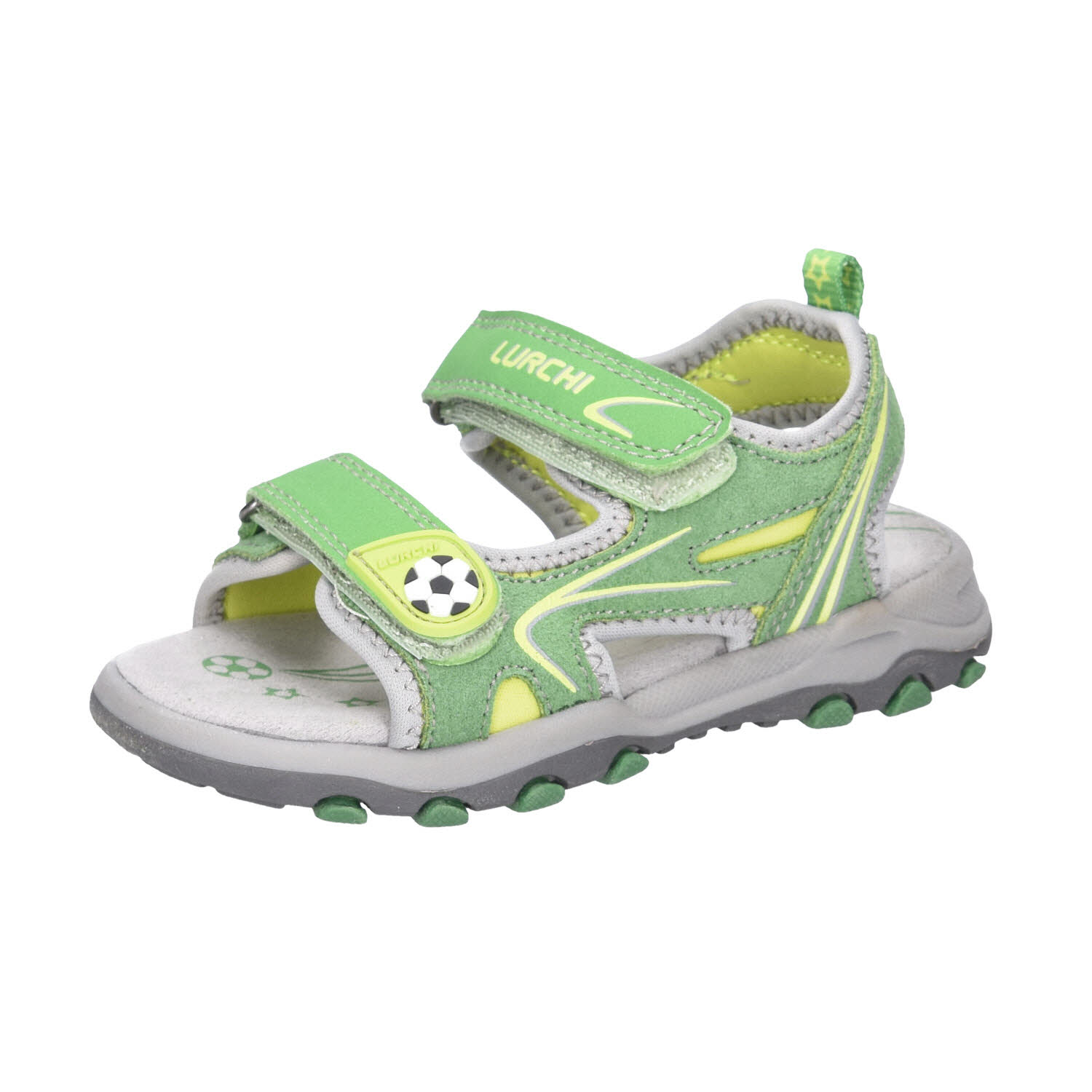 Lurchi Rocco Leder Dark Green / Lime grün WMS-Mittel