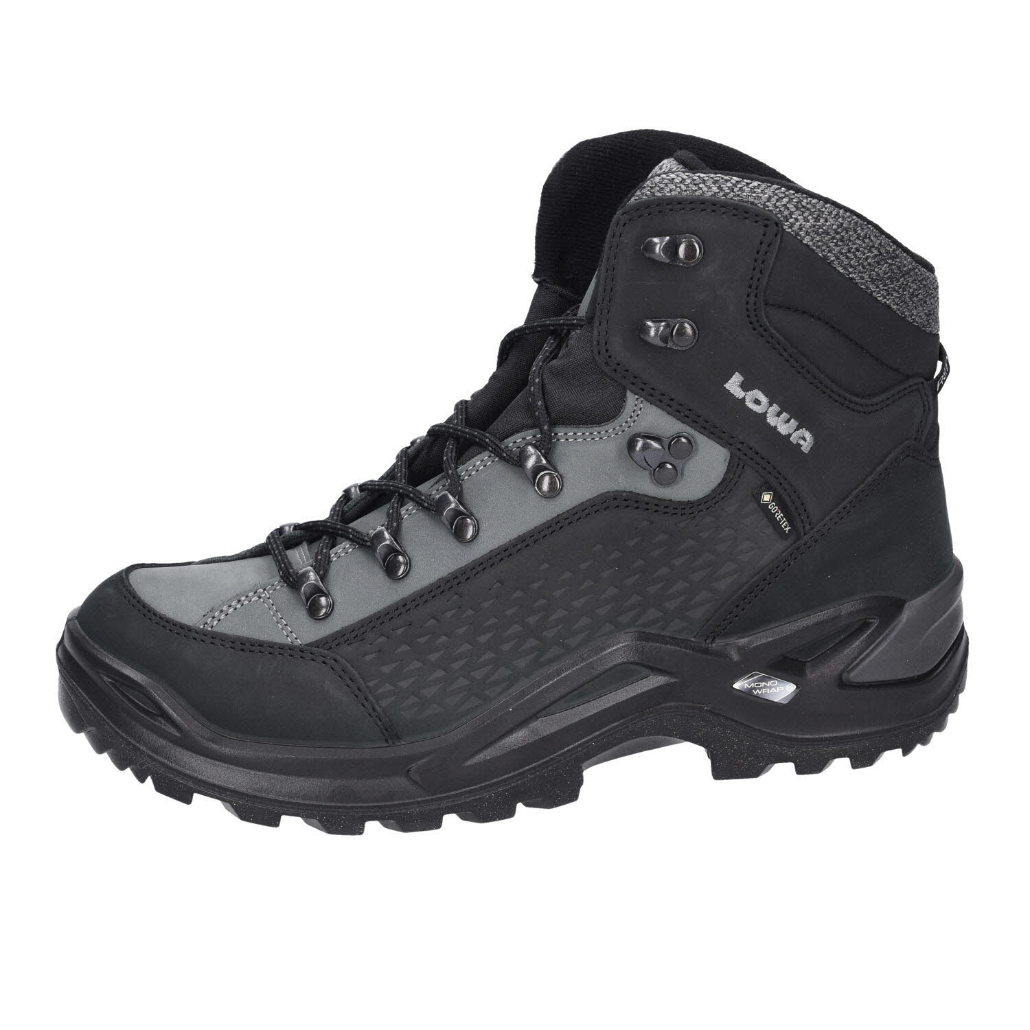 Lowa Renegade GTX mid Schwarz/Grau grau