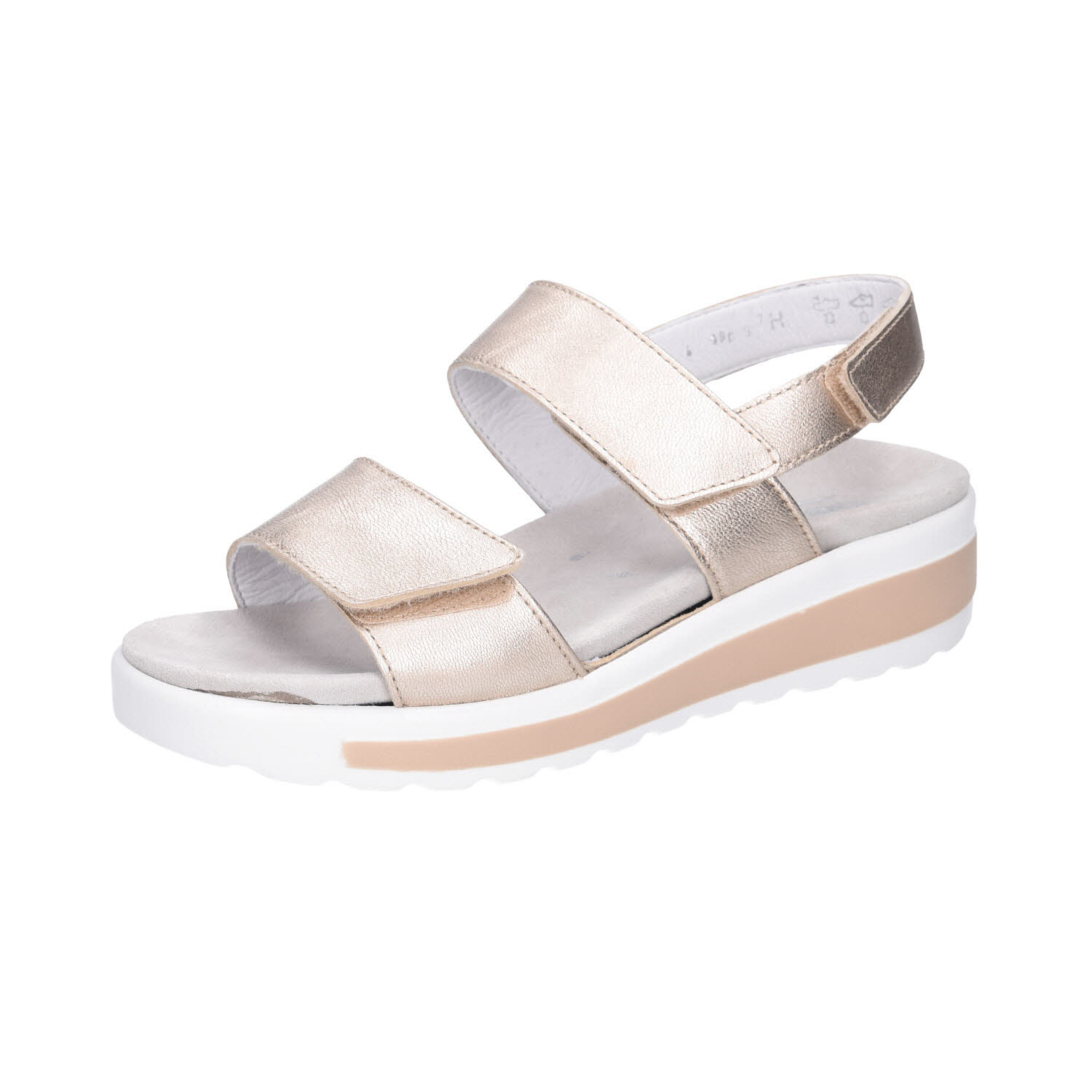 JOMOS Schuhfabrik / Mohr Hanna Sandale Weite H wechsel Fußbett Gold Weite H