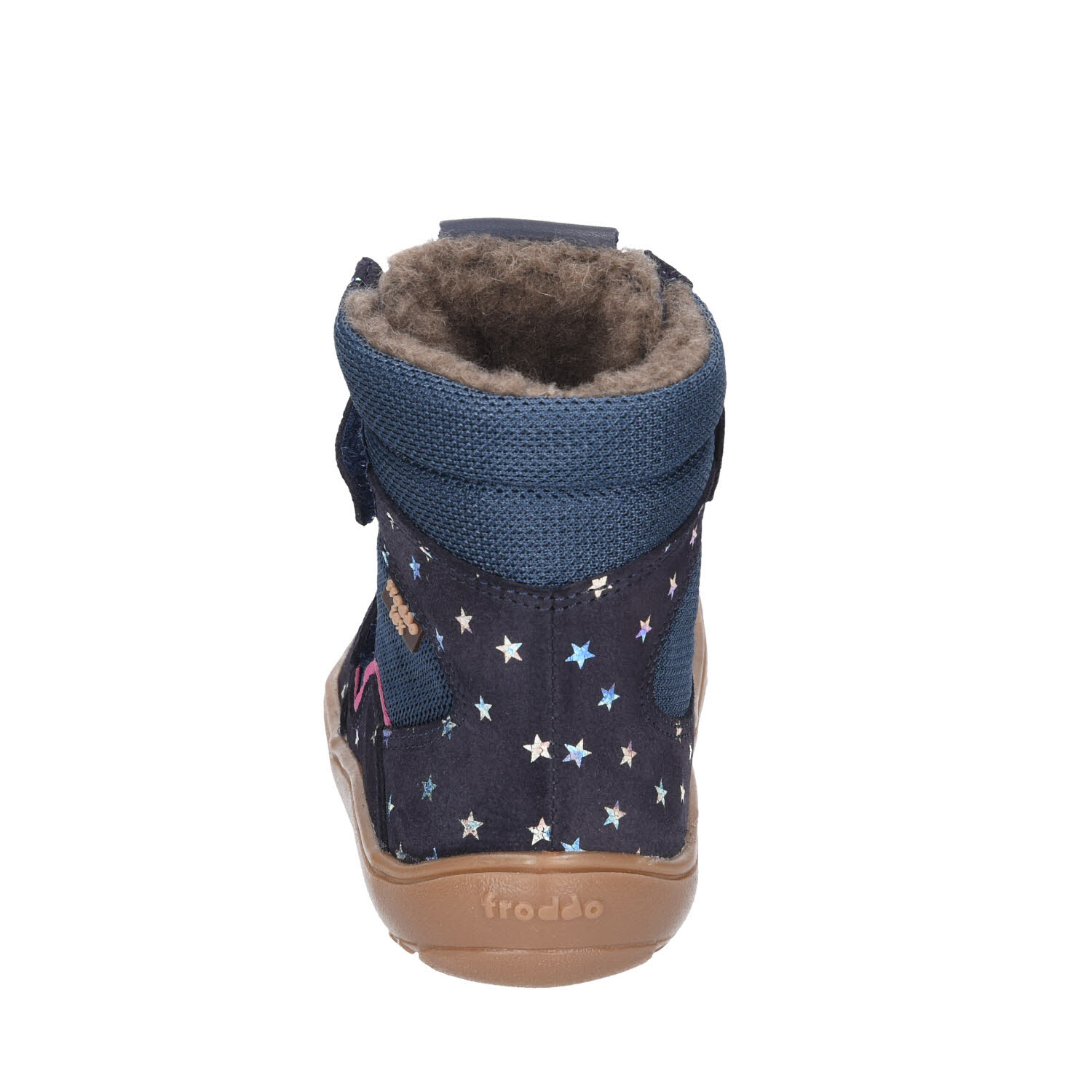 Froddo Tex Winter Lammwolle Barfuss blau Bild 3