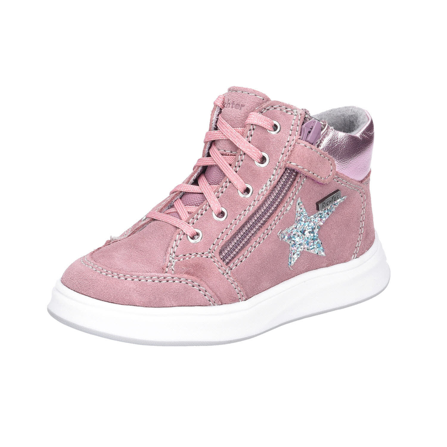 Richter Kinderschuhe Sneaker Rosa Silver pink WMS-Mittel