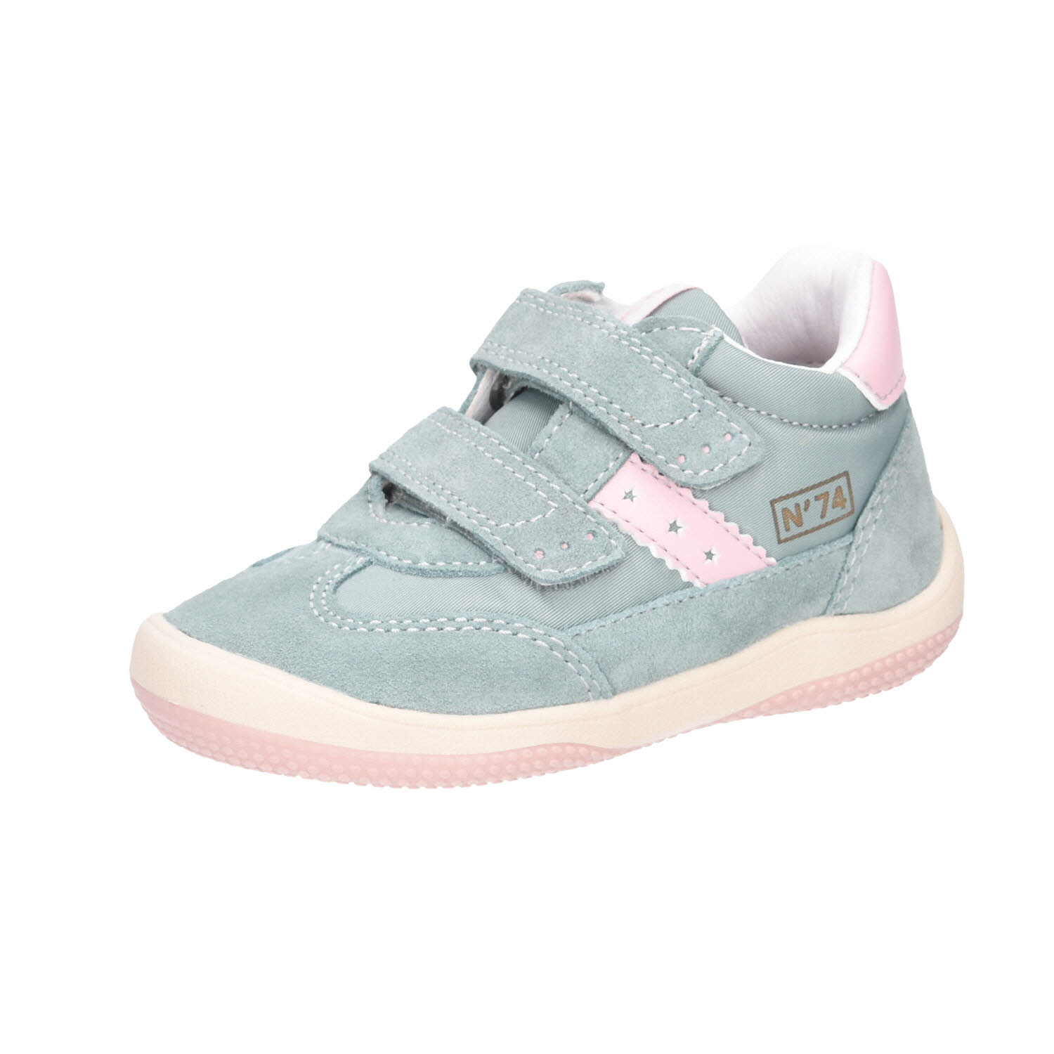 Naturino Go VL Suede Sage/Pink grün