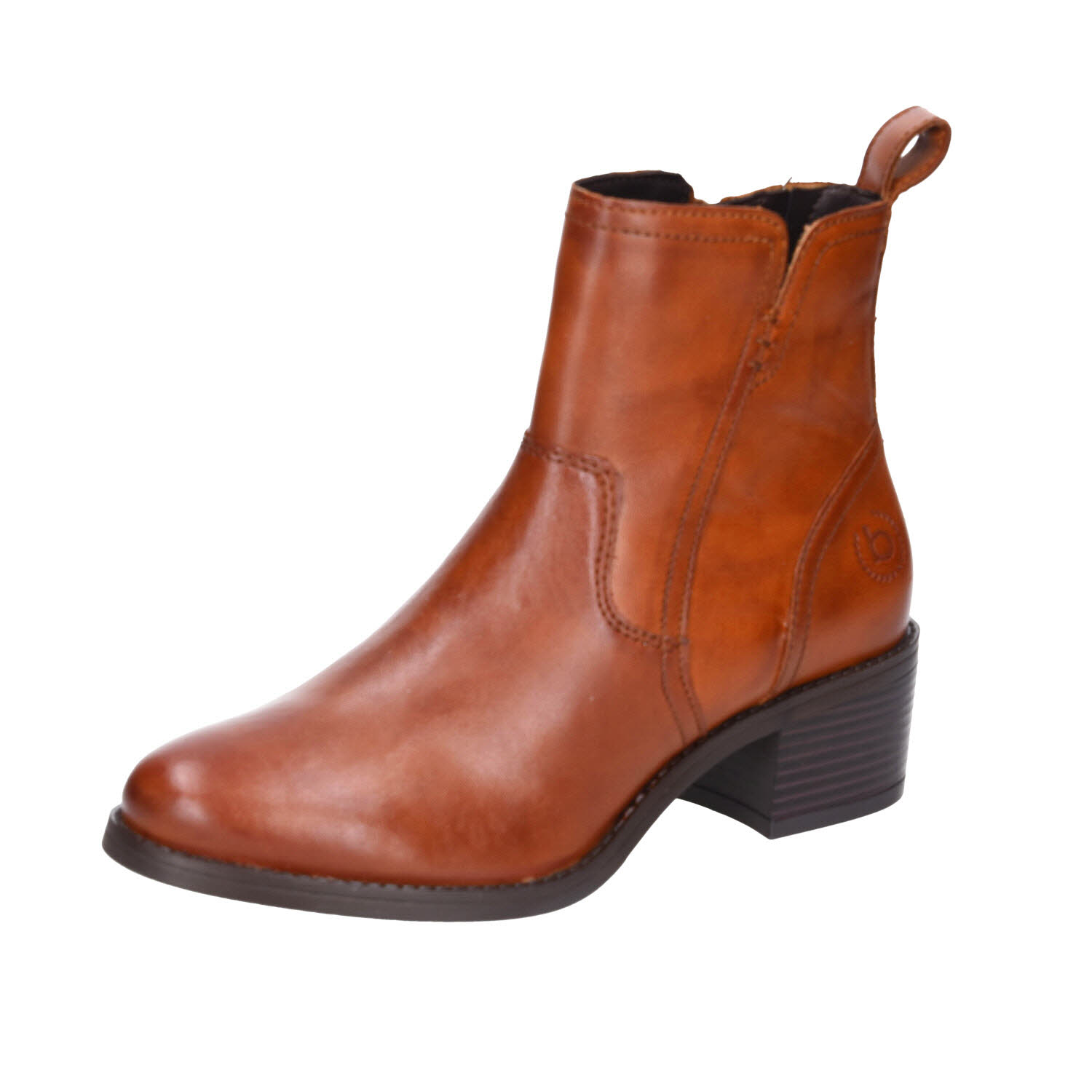 Bugatti Stiefeletten Cognac braun Weite G