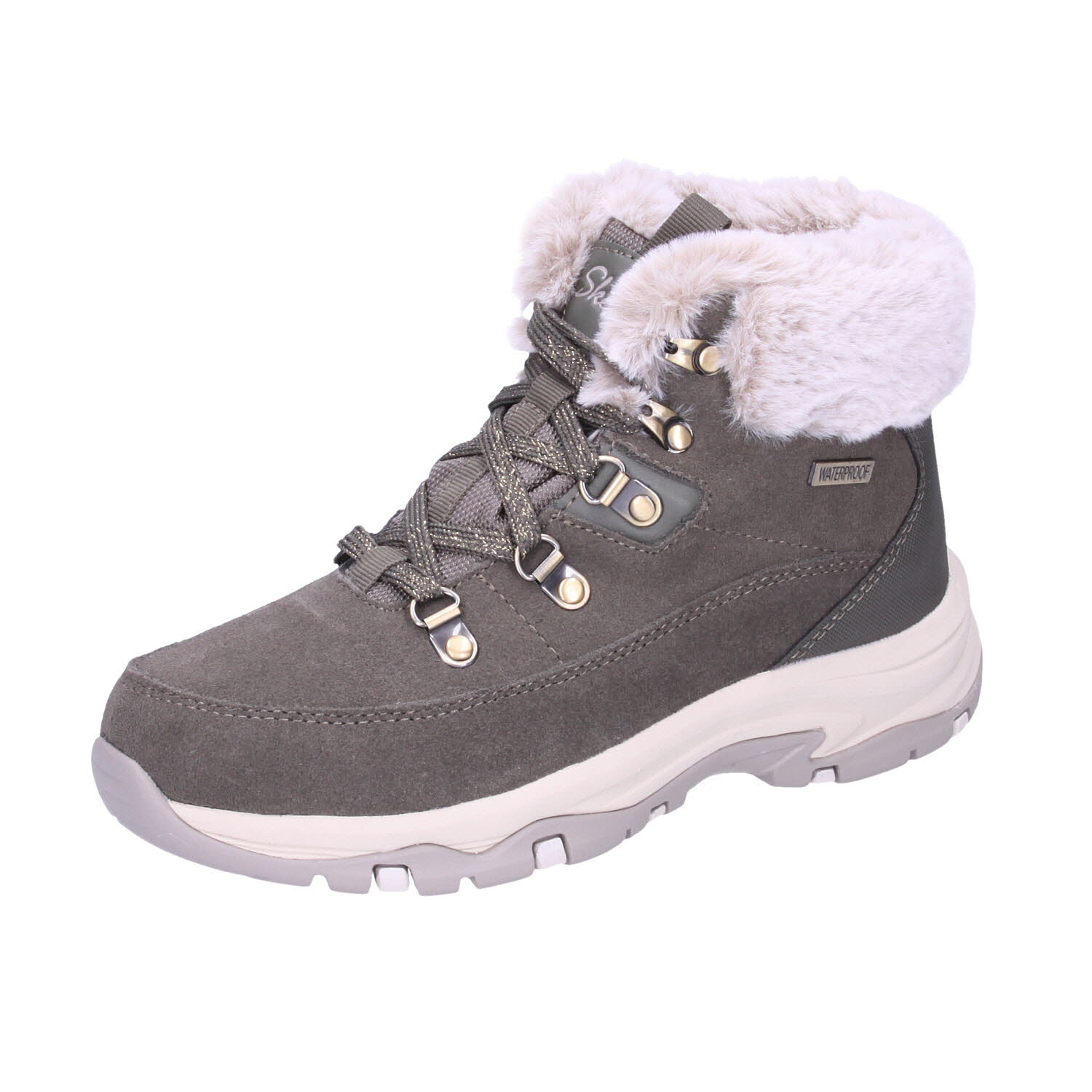 Skechers Trego Snow Worries Olive grün