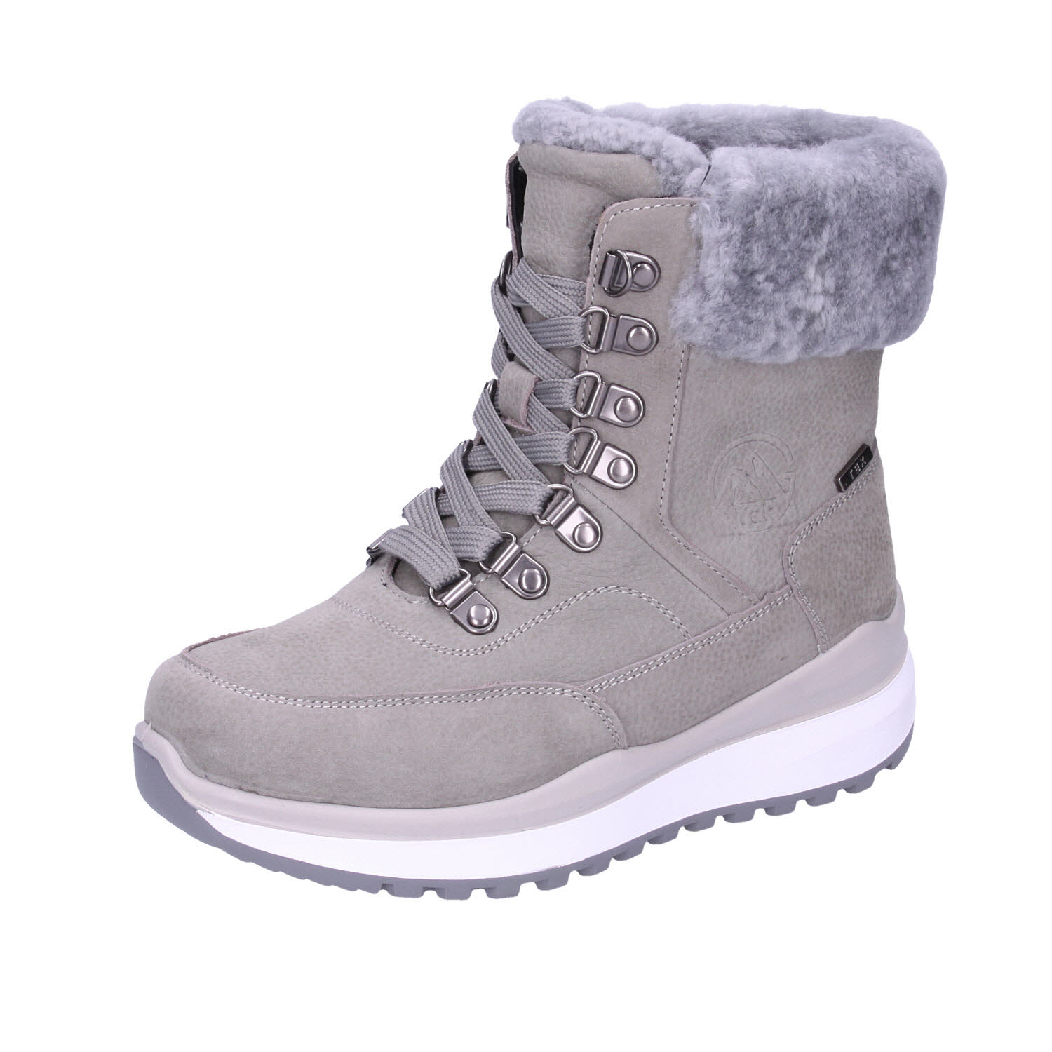 G-Comfort Lammfell Boots Extraweit Grau YAK 2024 grau Weite K