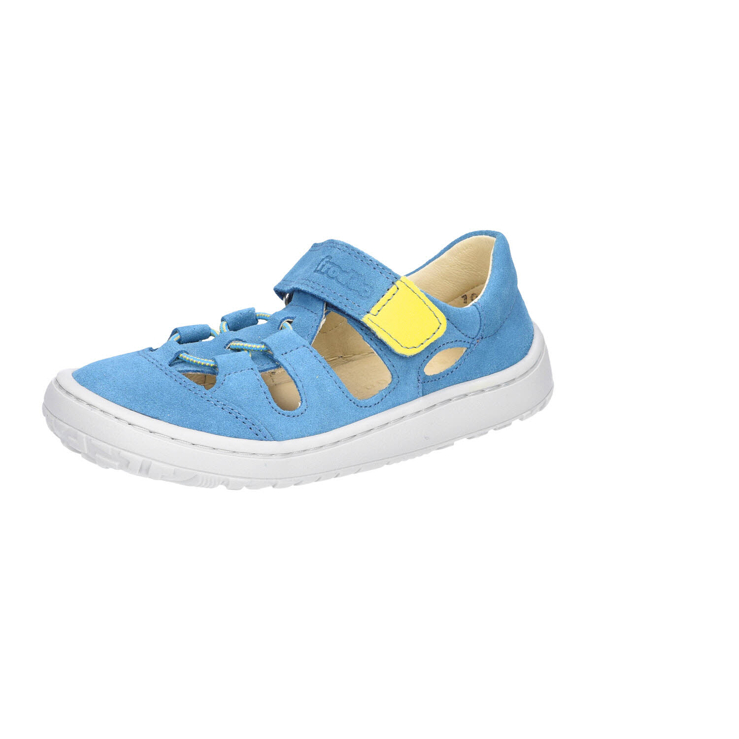 Froddo Barefoot Elastic Sandal Jeans Suede blau