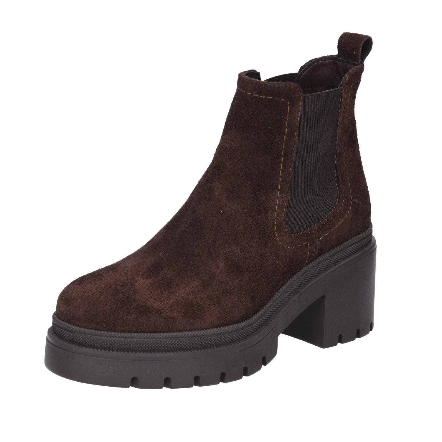 Tamaris Chelsea Stiefeletten Mocca Suede braun