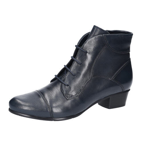 Regarde le Ciel Schnürschuh Leder Navy blau