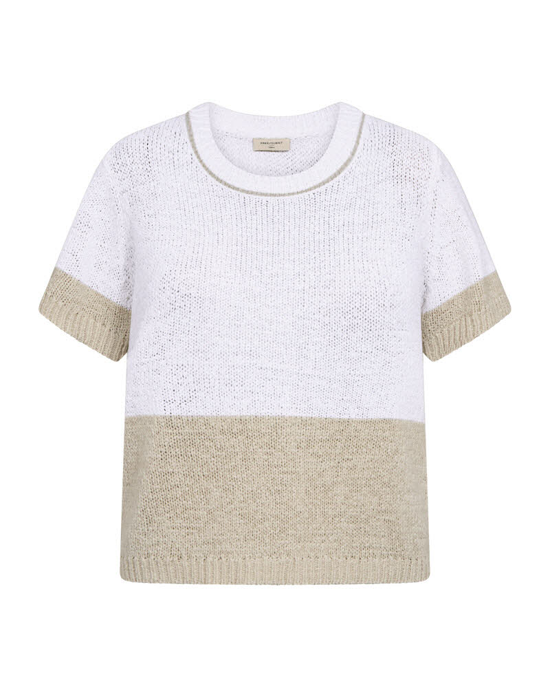 FREE/QUENT Estapper Pullover Brilliant White