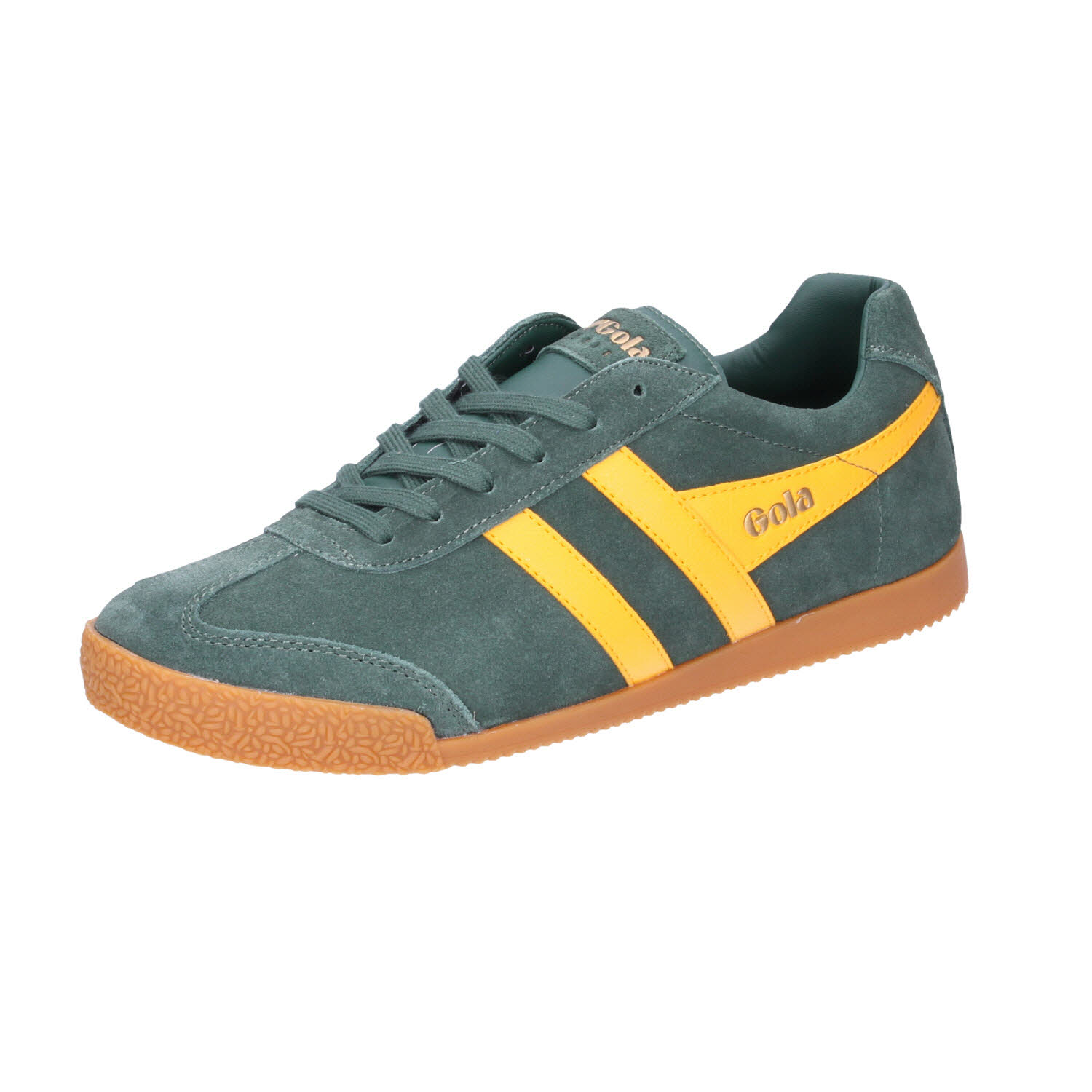 Gola Harrier Suede/Evergreen/Sun grün