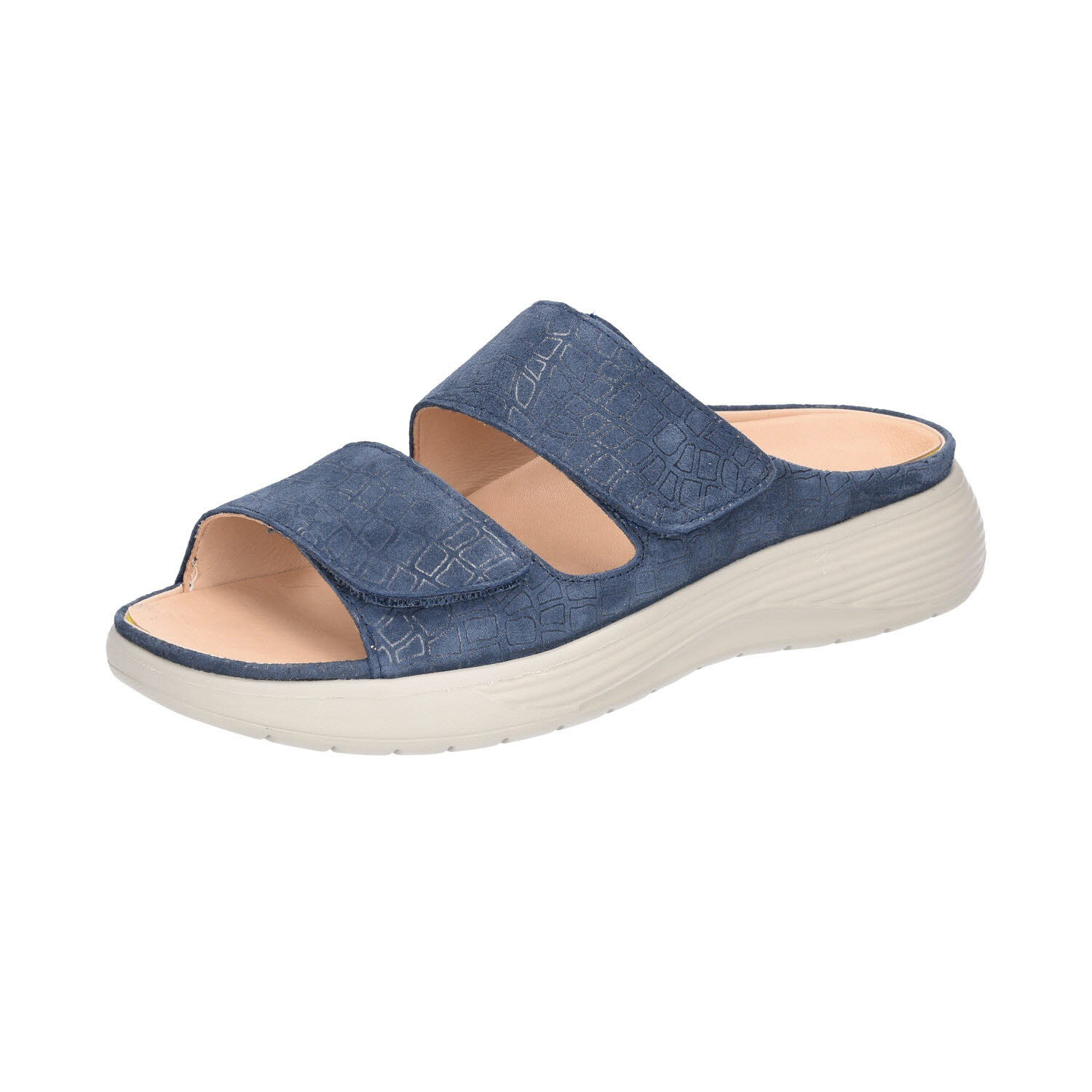 G-Comfort Pantolette loses Fußbett blau