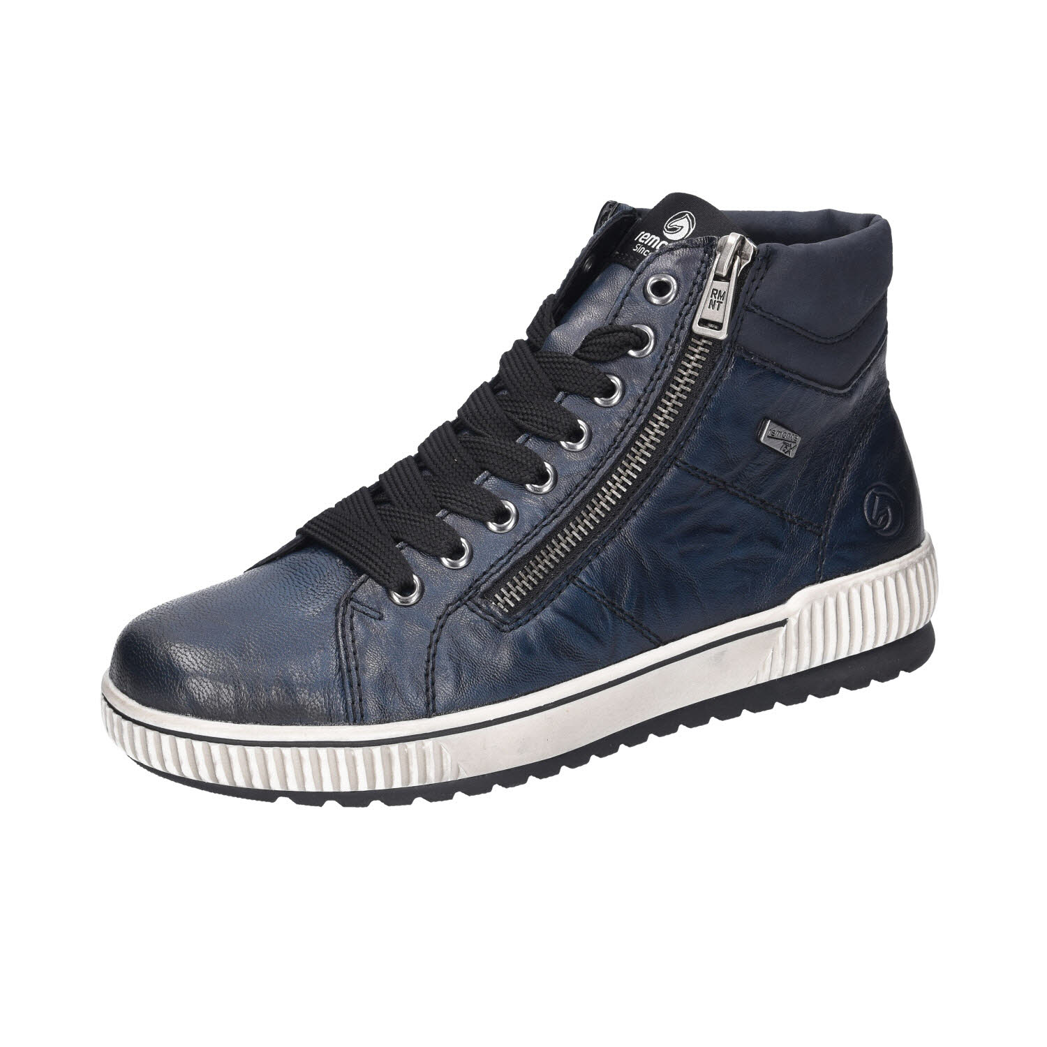 Remonte sporticher Boot Tex Velourfutter blau Weite G