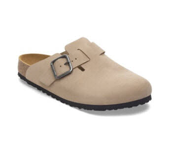 Birkenstock Boston WB LENB Sandcastle beige Bikenst normal