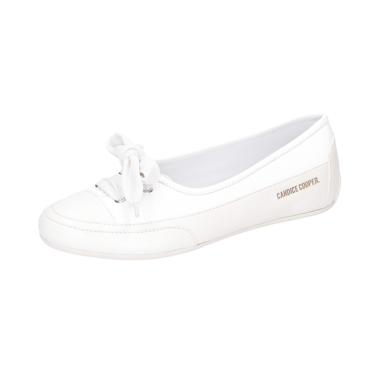 Candice Cooper Candy Bow Nappa Panna-White weiß
