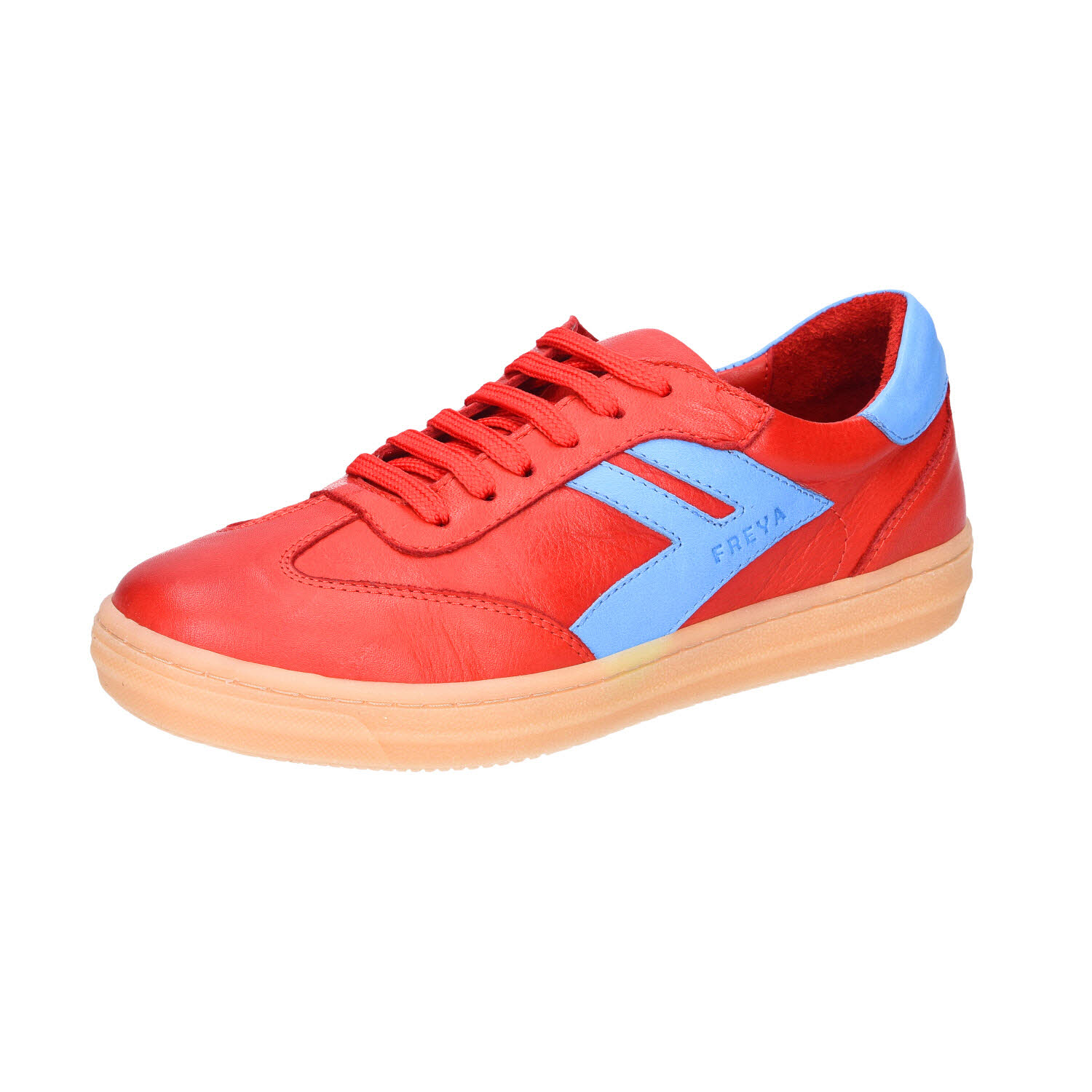 Andrea Conti Sneaker Chili/Azur Leder rot